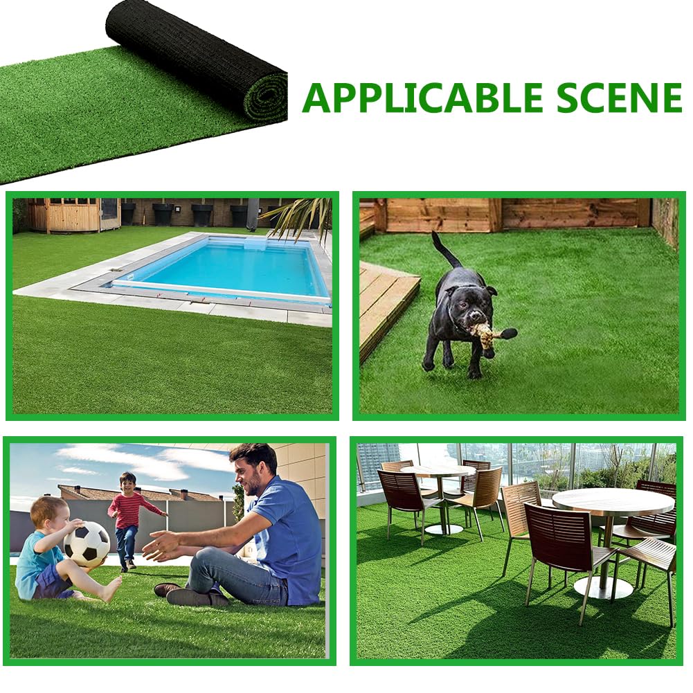 SUWUYUE turf beside chair showing scale and space-saving benefit