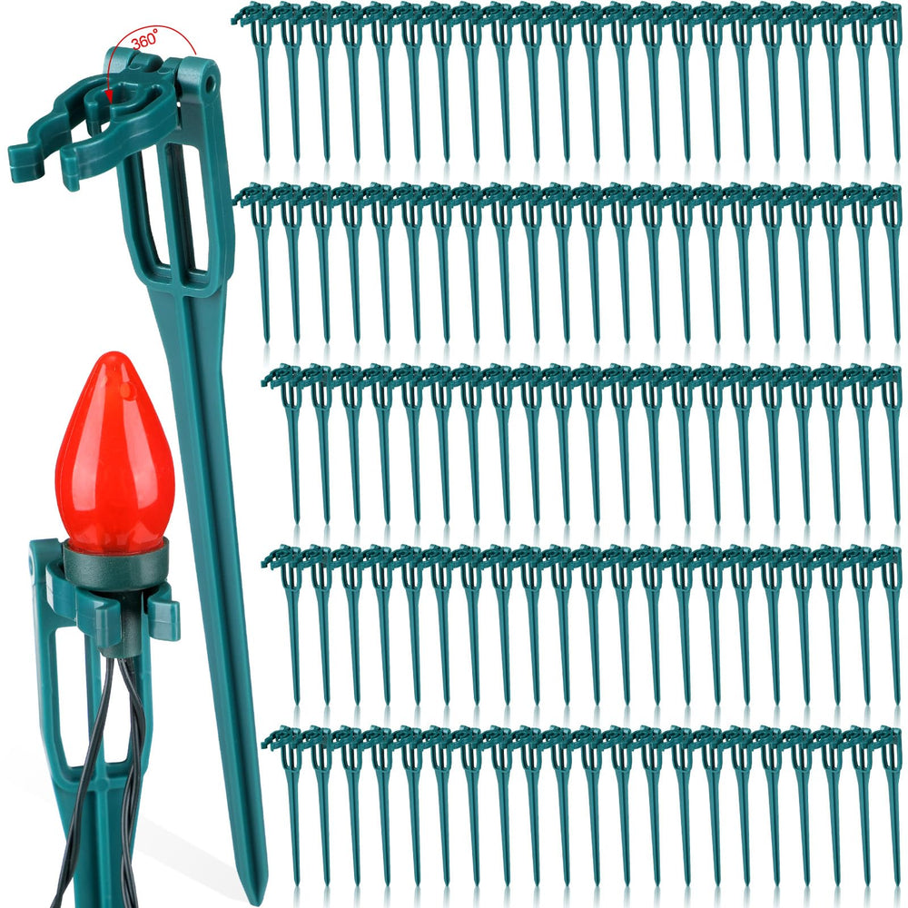 suzile front view of green stakes showing pack and length, durable organization benefit