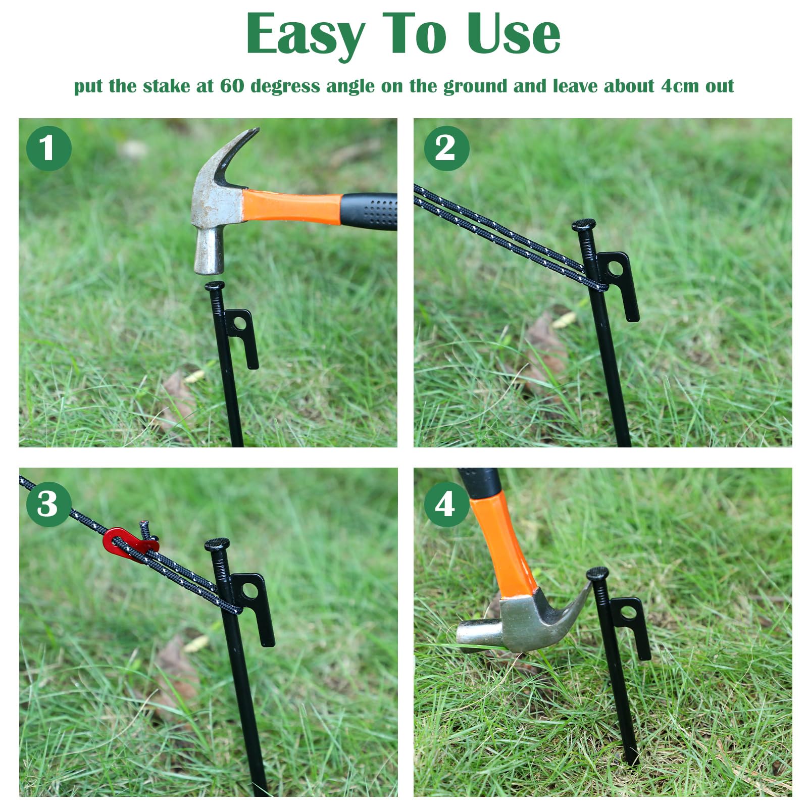 Suzile rope and stake installed on a young tree reducing lean risk