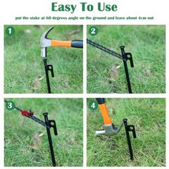 Suzile rope and stake installed on a young tree reducing lean risk