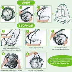 Suzile zipper window detail enabling easy access and ventilation for healthier plants benefit