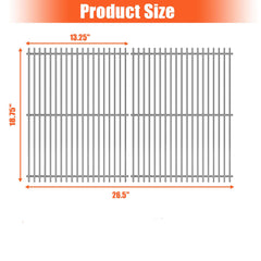 SUZLON close-up of rod spacing for even searing and heat distribution benefit
