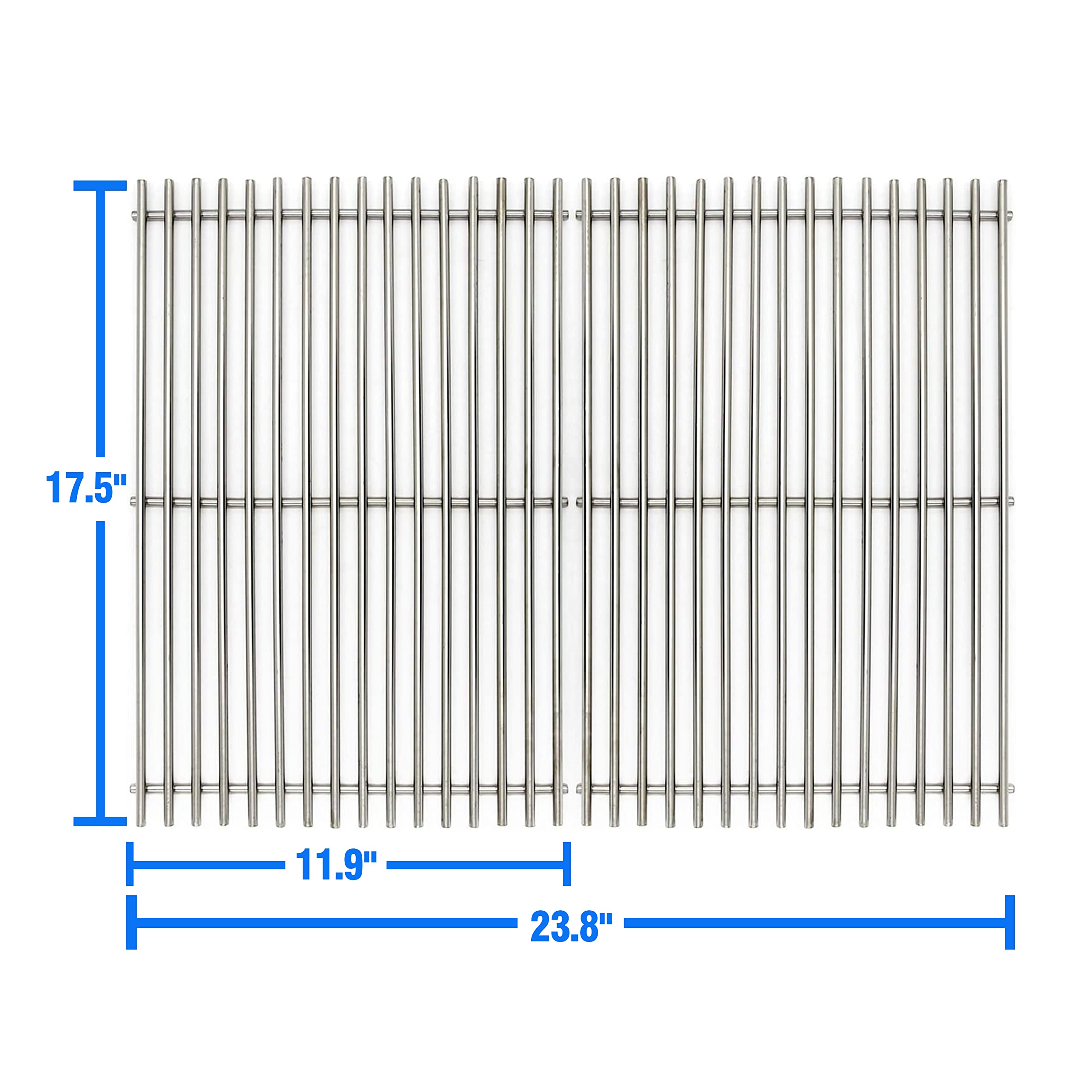 SUZLON close-up of stainless rods highlighting even heat distribution benefit