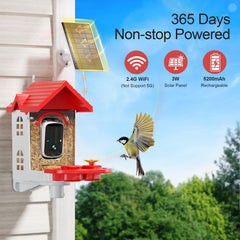 SV3C feeding ports with included nectar forks showing accessories benefit: versatile feeding