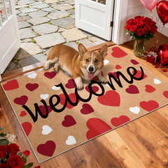 Svepndic mat positioned at door threshold showing low profile, fits under doors