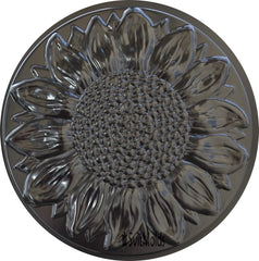 SvitMolds close-up of sunflower center showing intricate seed pattern for visual depth