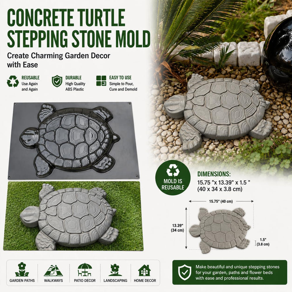 SvitMolds turtle mold side showing ABS thickness for long-lasting use