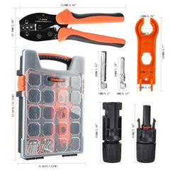 SWANAMB crimper close-up showing ratcheting jaws for consistent, secure crimps