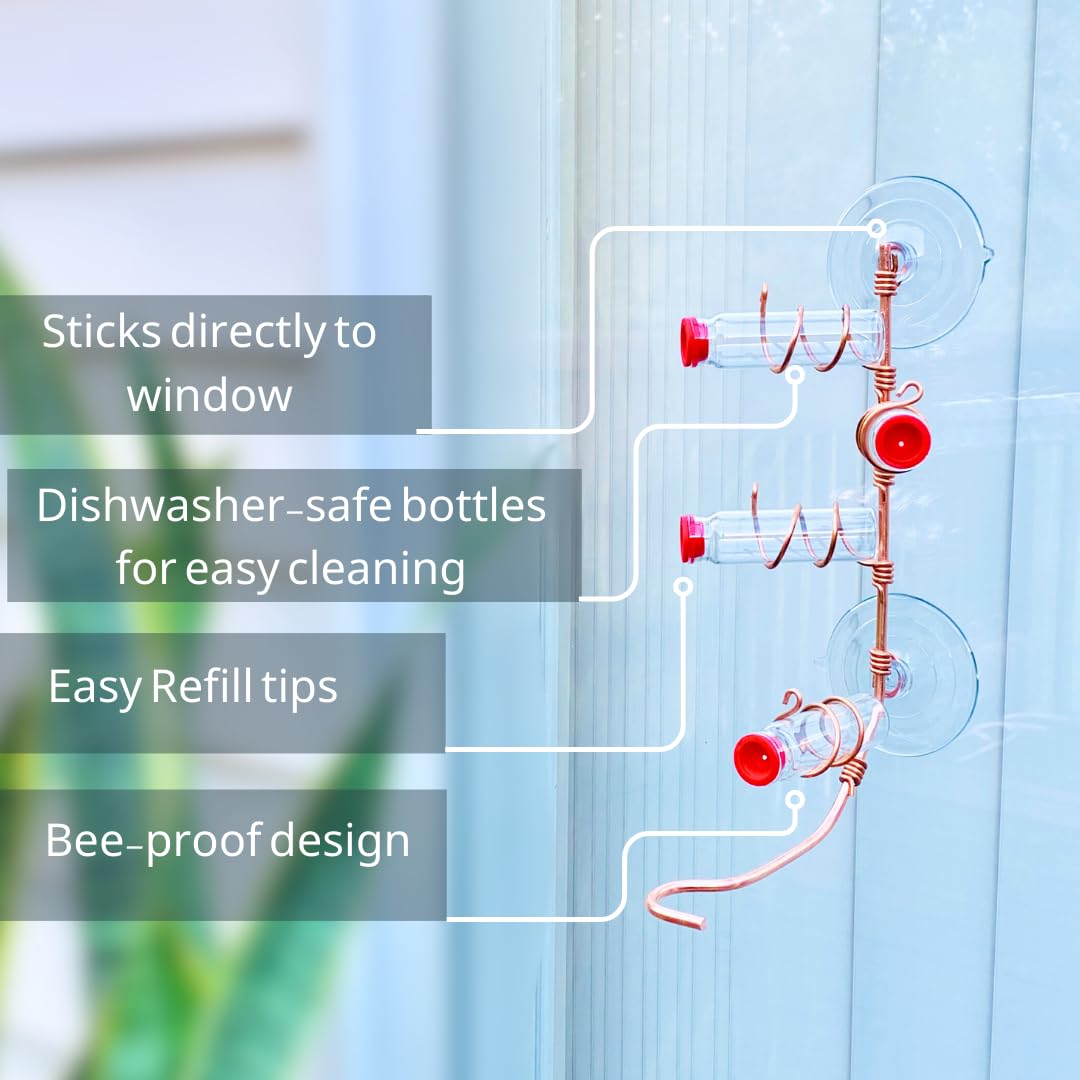 SWEET FEEDERS glass bottle close-up highlighting easy-fill neck and clarity
