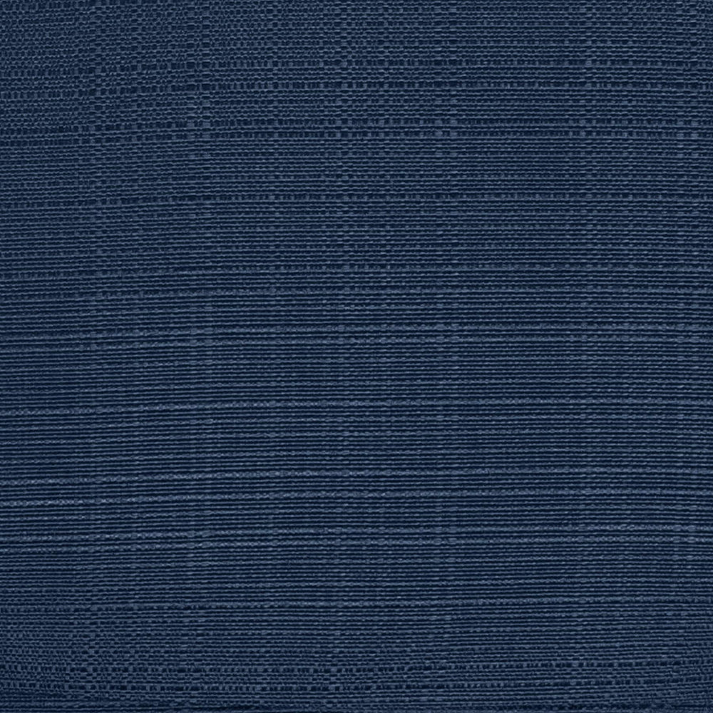 Sweet Home Collection navy cushion in use on patio chair demonstrating added comfort