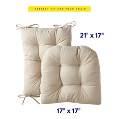 Sweet Home Collection non-skid backing detail keeps cushion securely in place