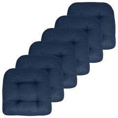 Sweet Home Collection navy cushion front view shows tufted comfort and modern style
