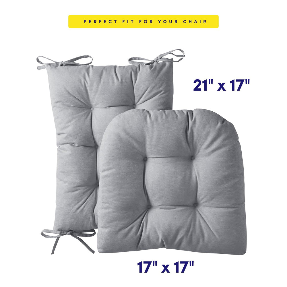 Sweet Home Collection skid-proof backing detail for secure non-slip seating