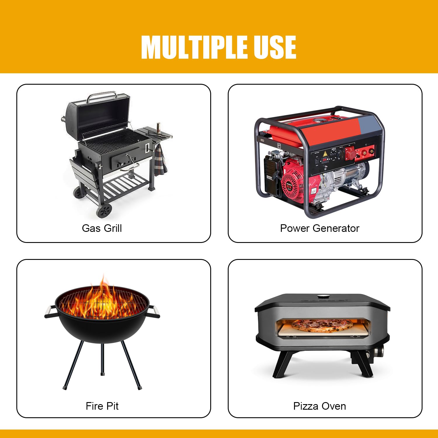SweetBin outdoor grill connected using CSST line, showing weatherproof jacket and safe routing