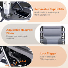 Sweetcrispy adjustable headrest detail, customizable neck support benefit