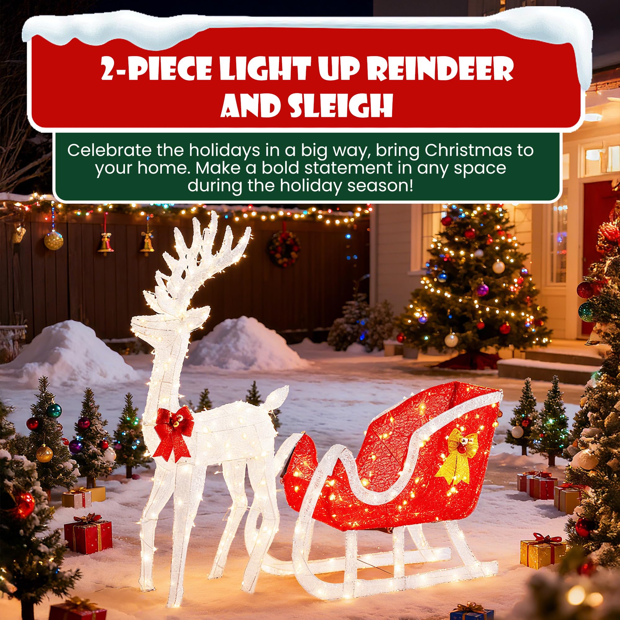 Sweetcrispy detailed LED lights showing warm glow and energy savings