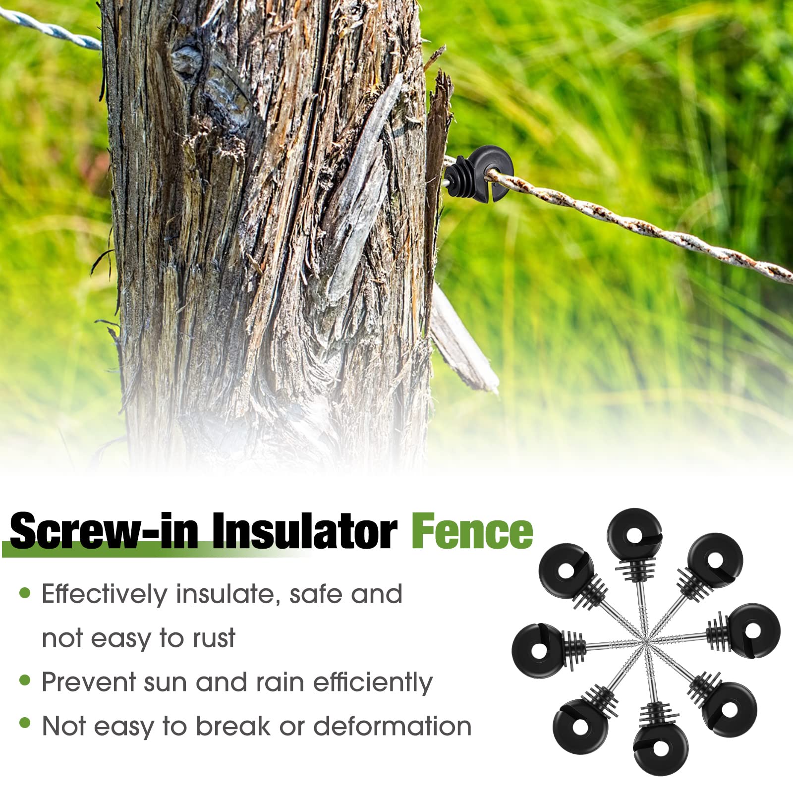 Sweetude installed on a pasture fence showing sleek appearance and reliable animal containment