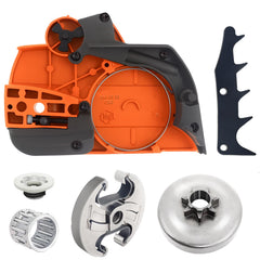 Swess clutch cover assembly front view showing durable painted surface and fitment benefits