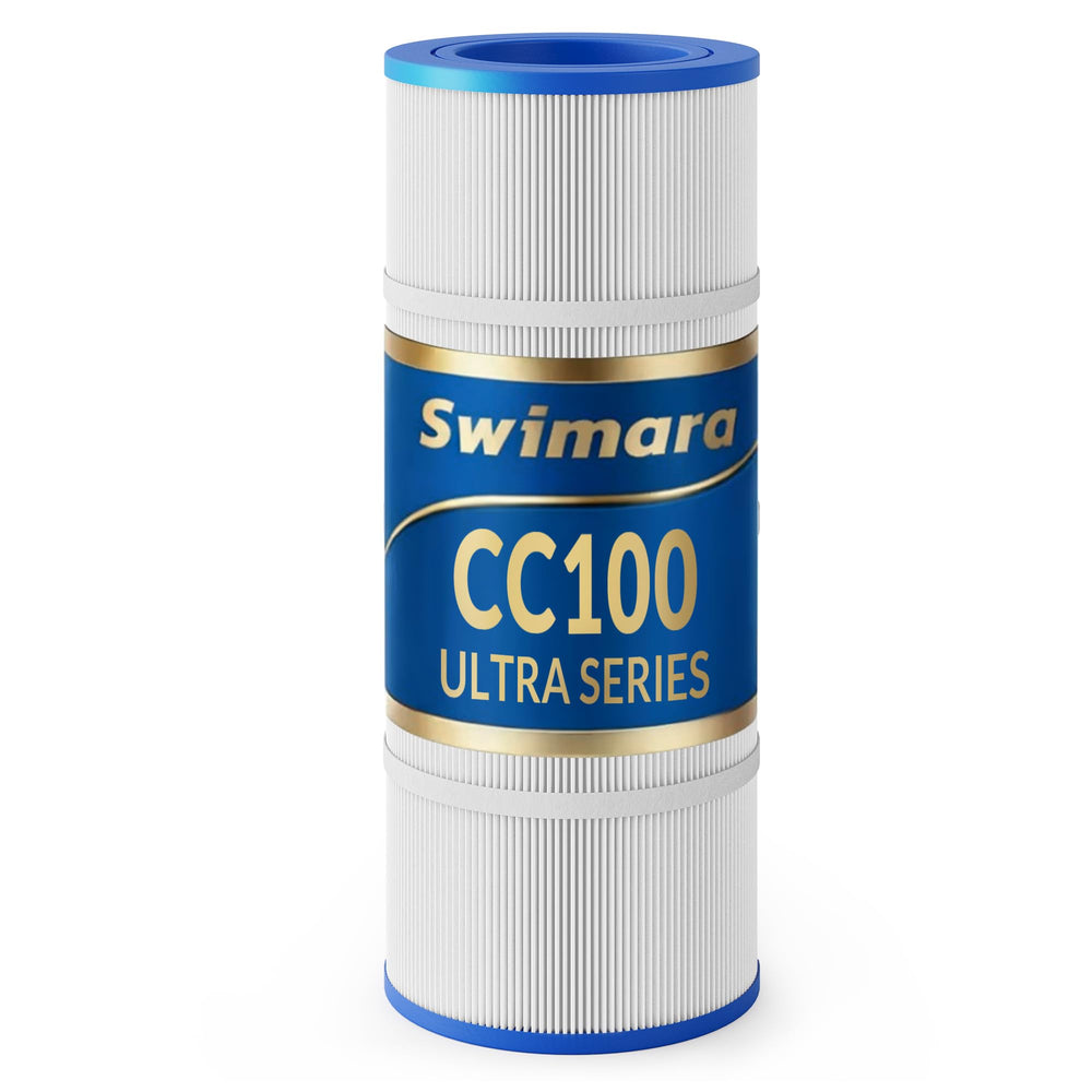 Swimara front view of Ultra Series cartridge showing fit for Pentair CC100, durable performance
