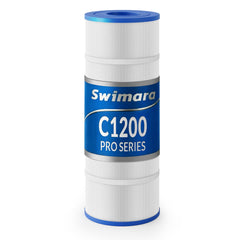 Swimara front view of replacement cartridge showing fit and clean design benefit