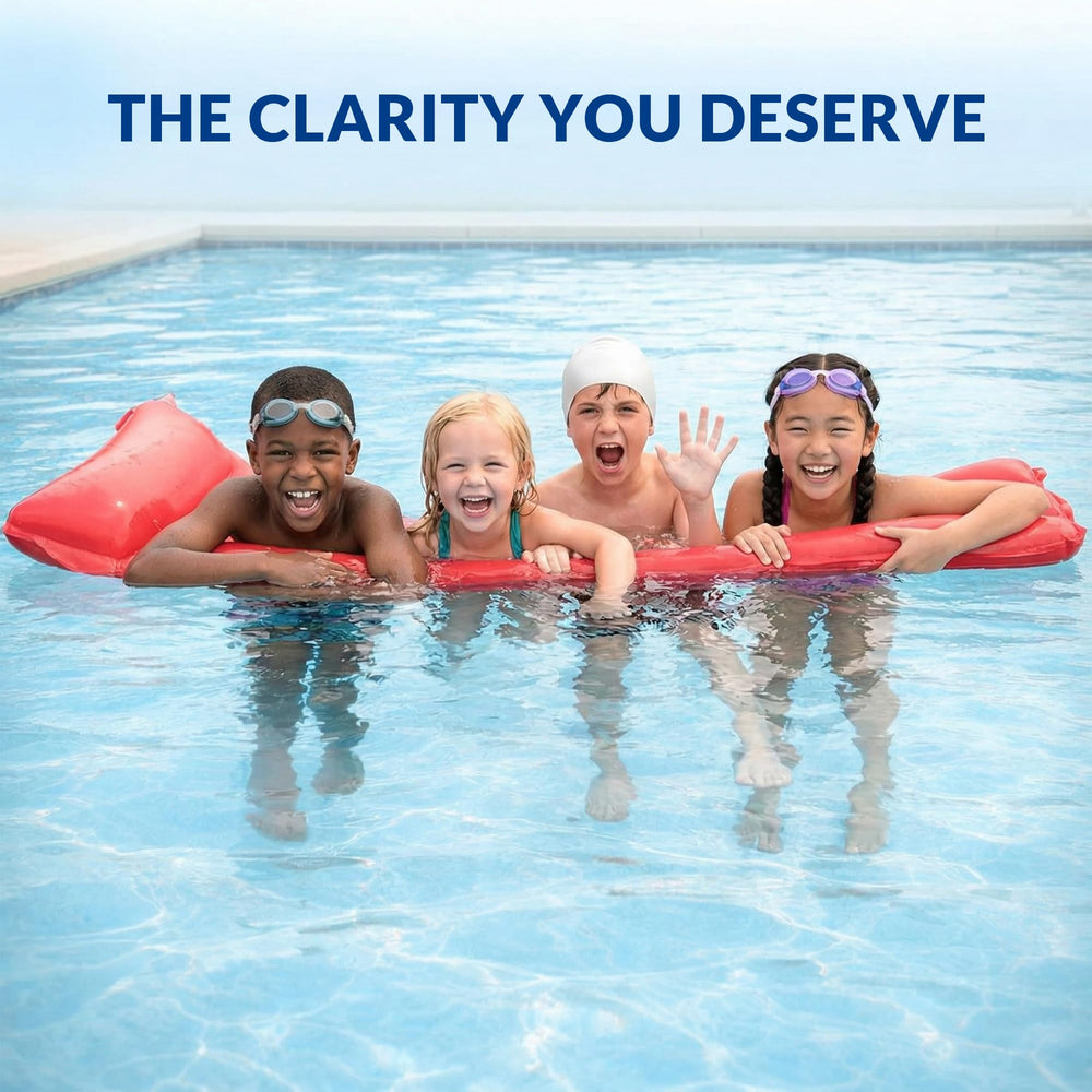 Swimara installed on pool equipment in a backyard setting showing reliable filtration