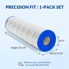 Swimara side profile highlighting pleat pack for improved dirt-holding capacity