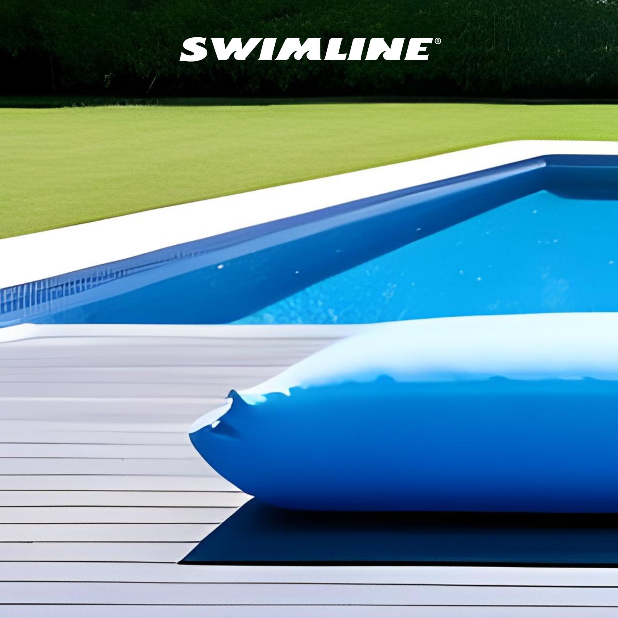 Swimline in backyard setting illustrating seasonal protection and homeowner peace-of-mind benefit
