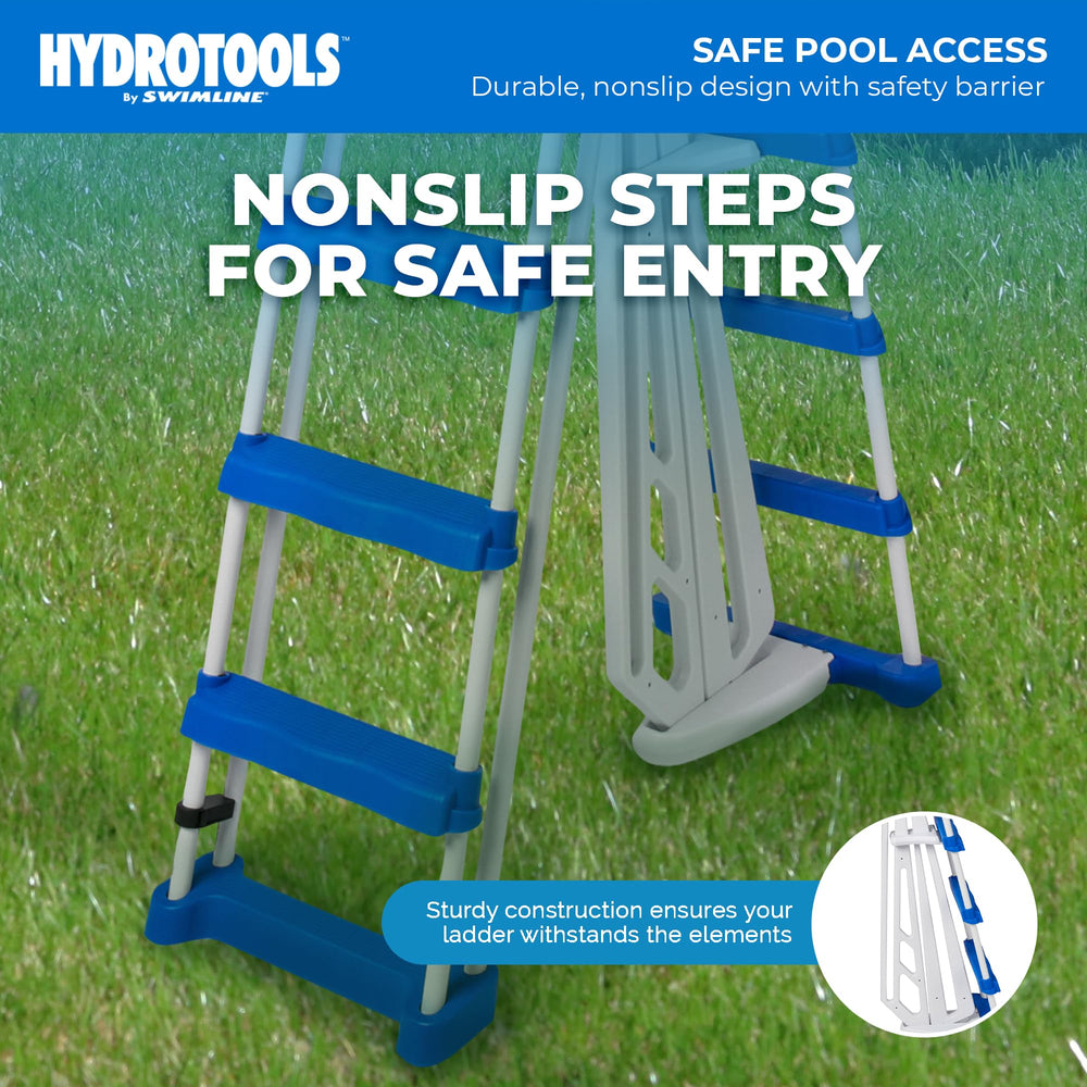 Swimline close-up of non-slip treads improving grip when wet