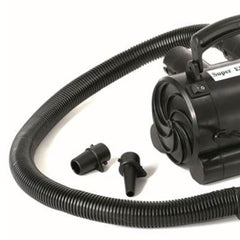 Swimline pump flexible hose close-up demonstrating ease of reach and use