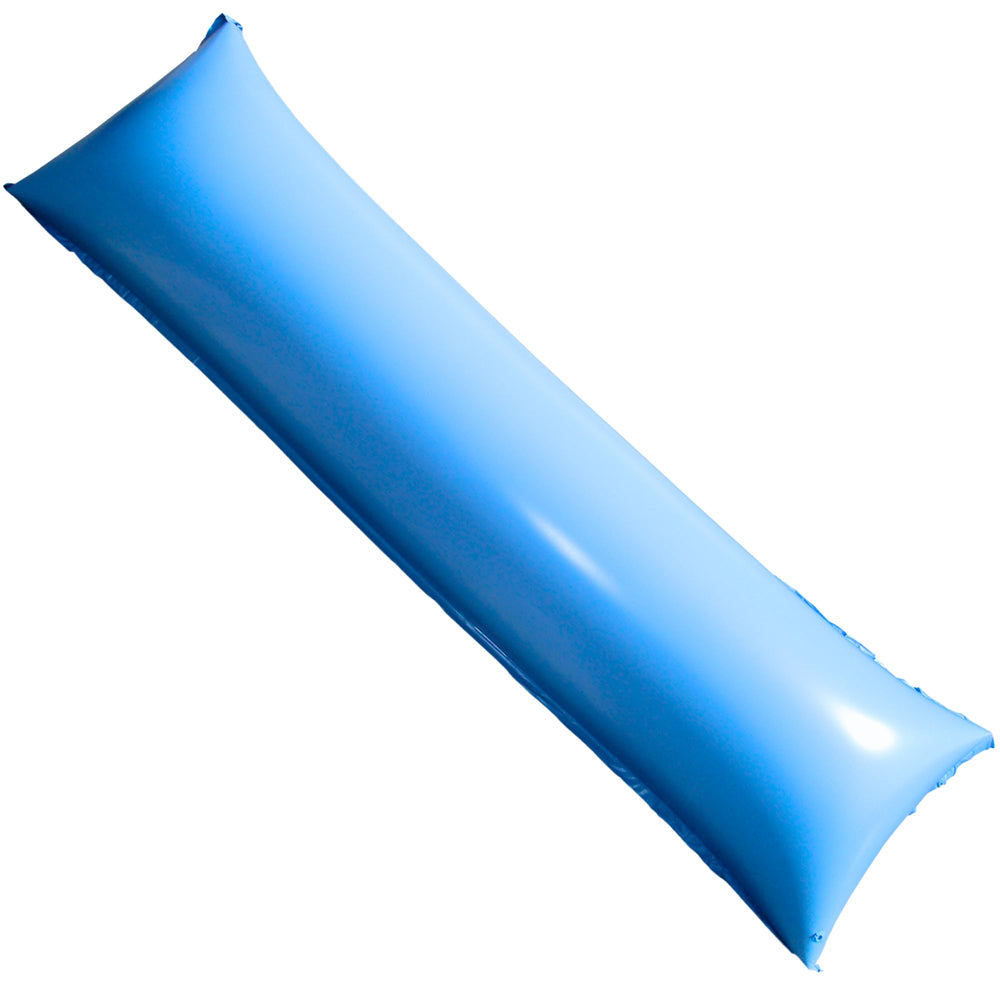 Swimline front view air pillow showing full inflated shape and central protection benefit