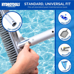 Swimline rubber-reinforced handle close-up for secure, comfortable grip