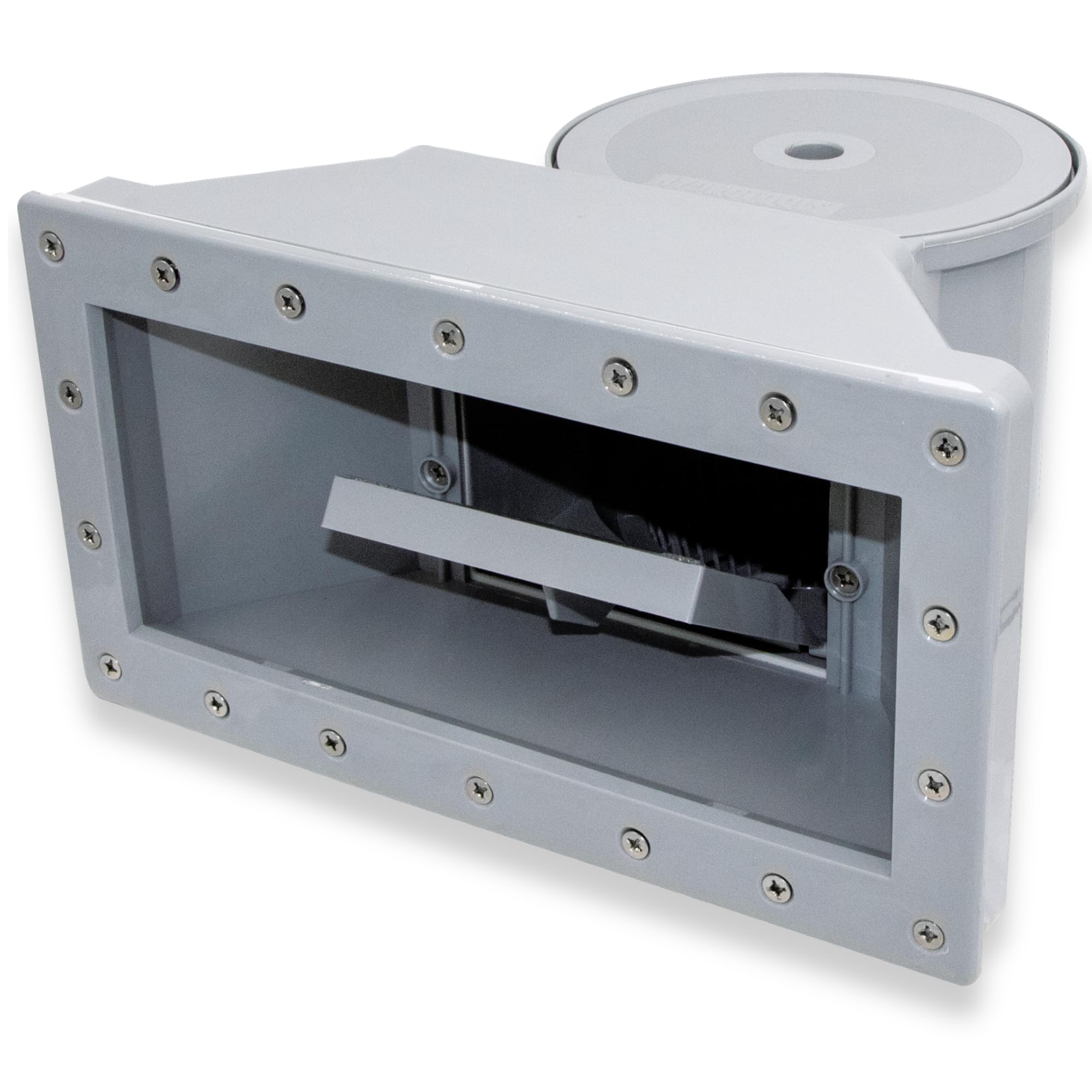 Swimline HydroTools front view showing wide mouth for faster debris capture