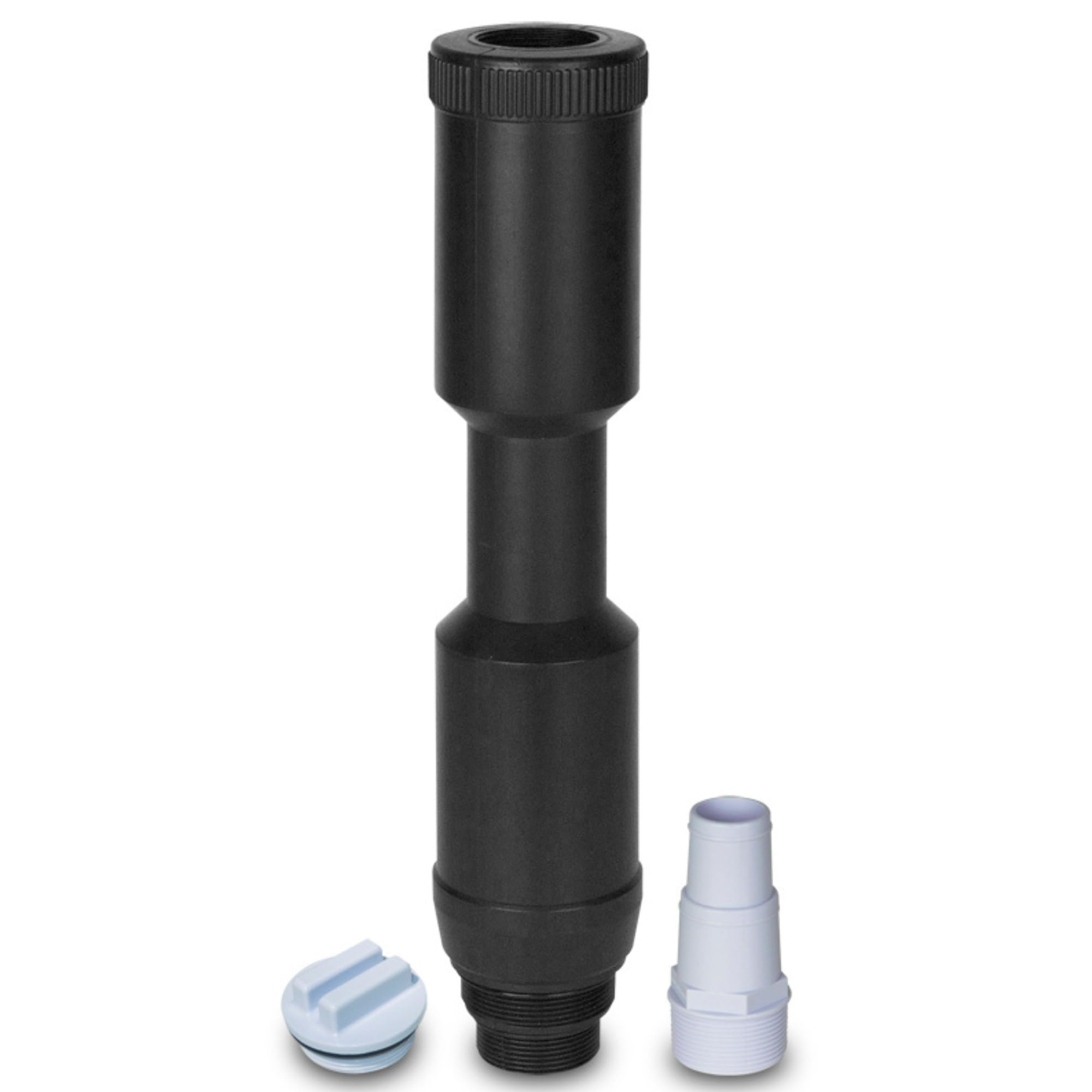 Swimline HydroTools skimmer guard front view showing secure seal benefit