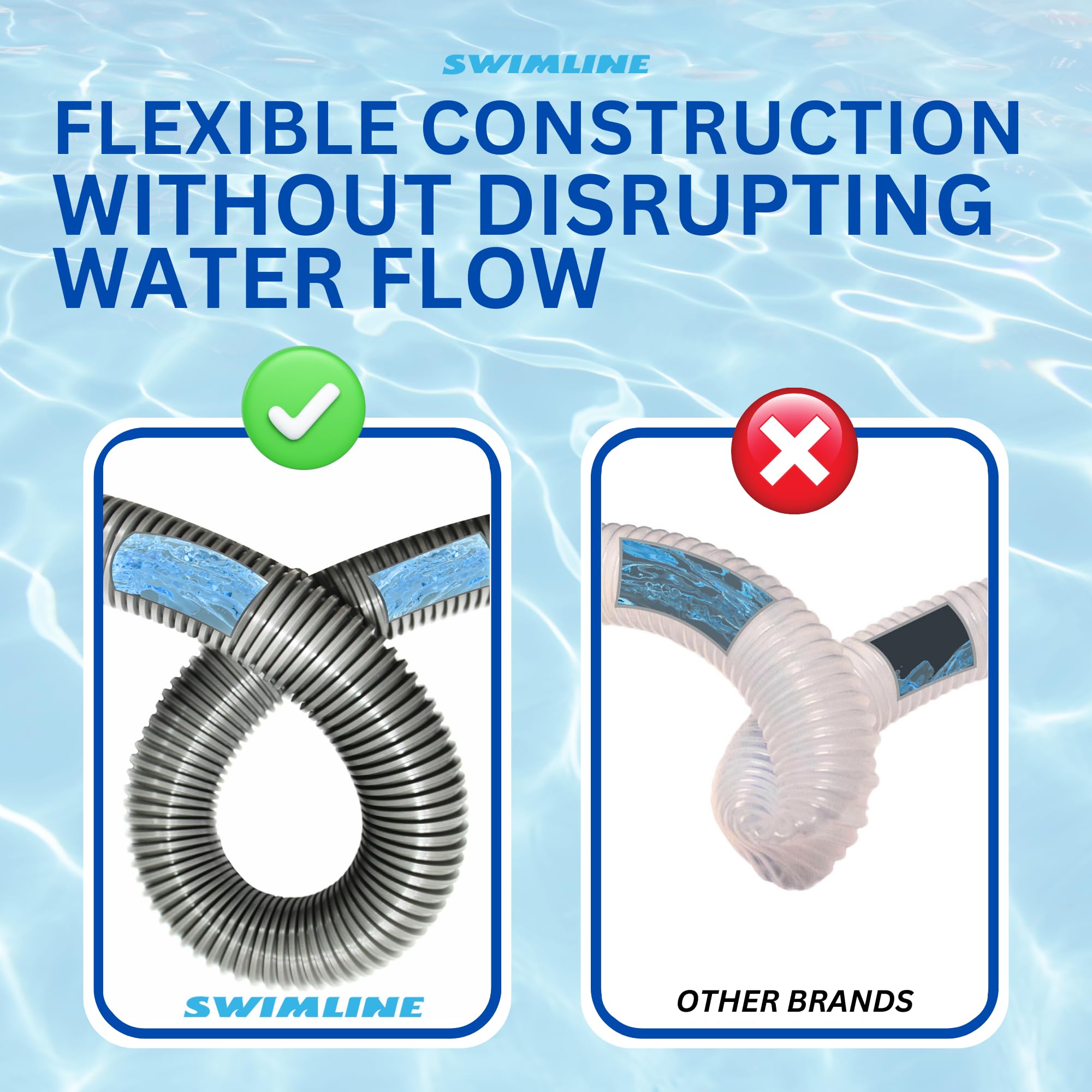 Swimline detailed texture shot showing chemical- and UV-resistant material for long life
