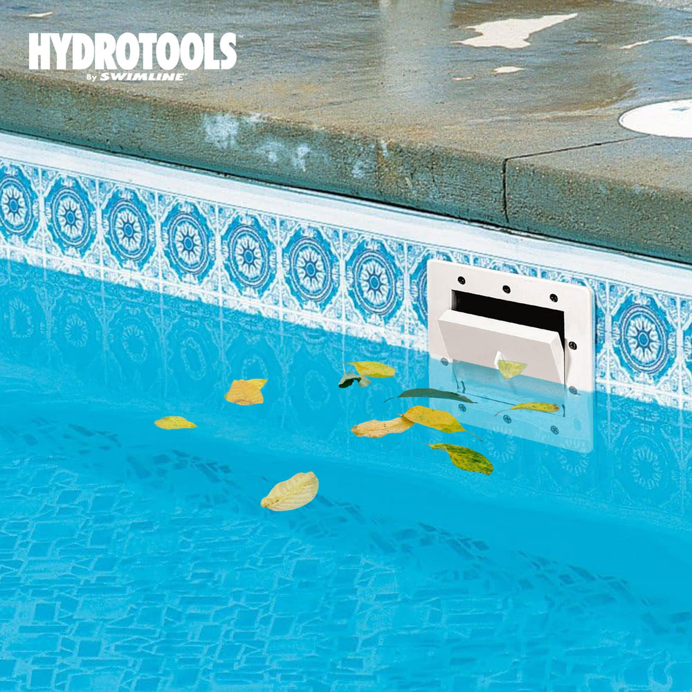 Swimline installed beside tools to show scale and simple DIY install benefit