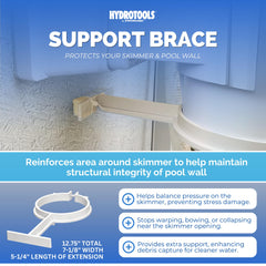 Swimline skimmer open top view showing removable basket for quick cleaning advantage