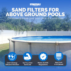 Swimline top multi-port valve close-up, easy-to-read positions for fast maintenance
