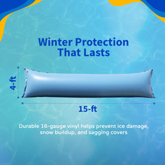 Swimline vinyl texture detail highlighting puncture resistance and long-lasting durability benefit