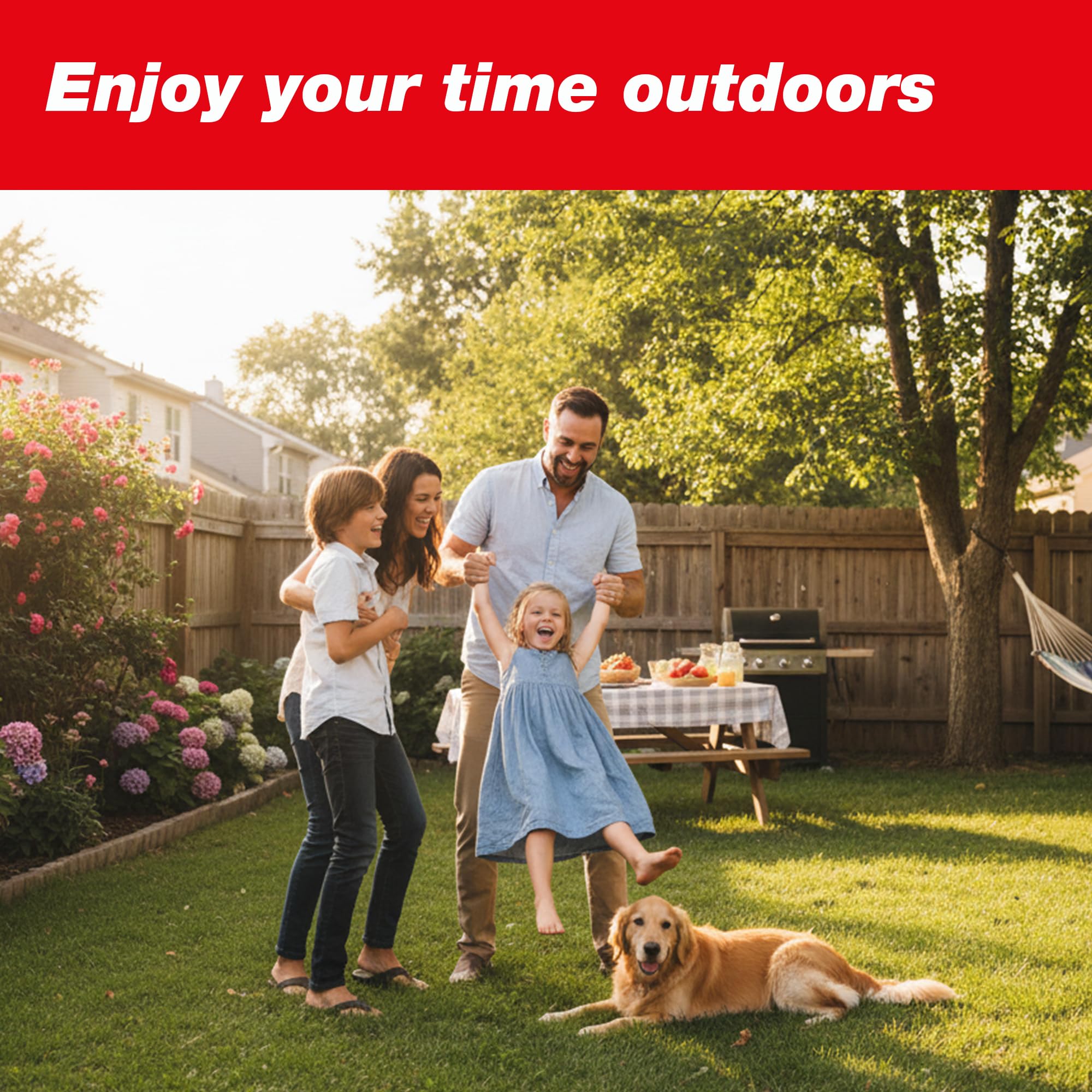 SWISSINNO SuperCat placed in a tidy lawn demonstrating unobtrusive garden protection benefit