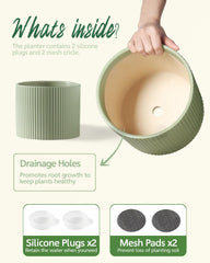 Swkien drainage hole with silicone plug visible showing moisture control benefit