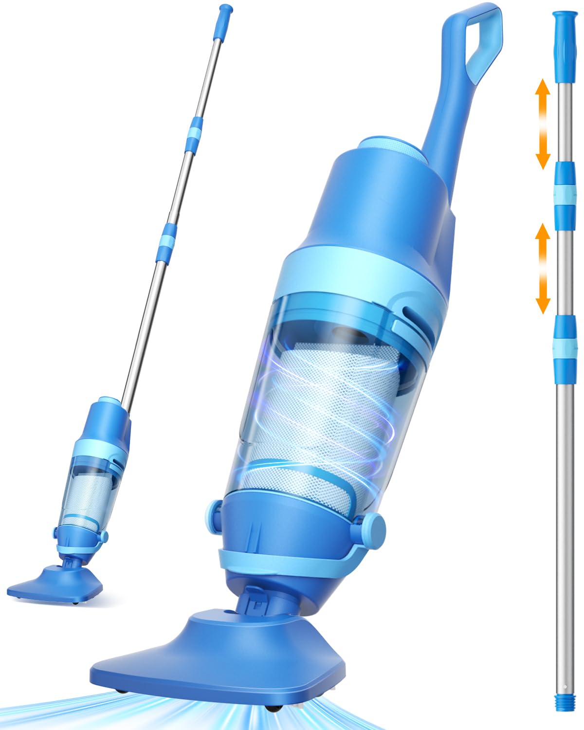 Swolace front view showing cordless vacuum and easy handling benefit
