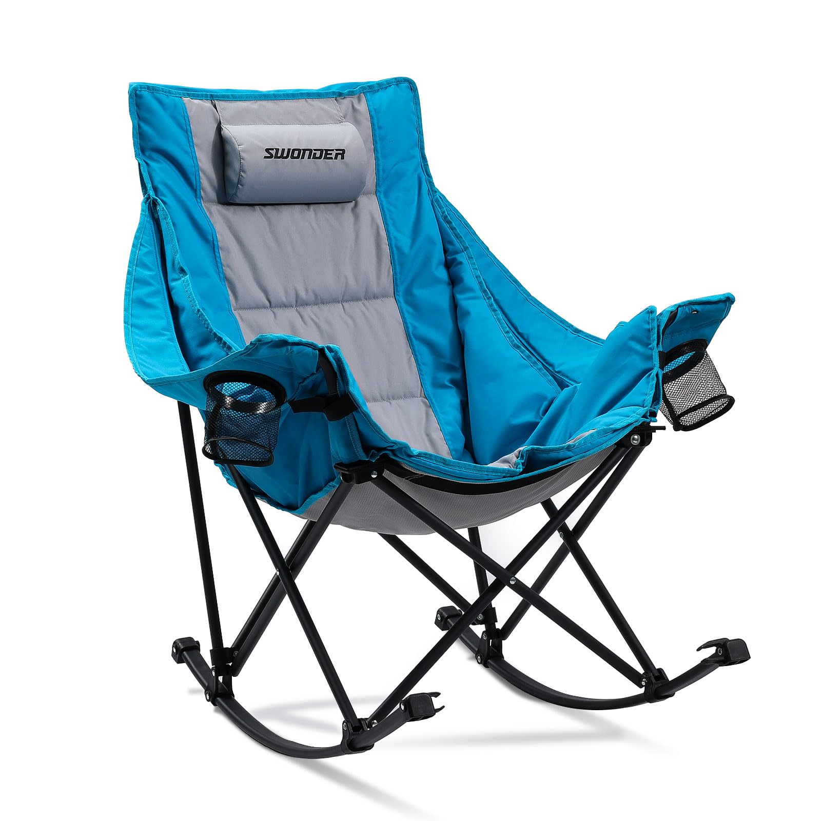 Swonder front view oversized chair showing roomy sofa seat and plush comfort