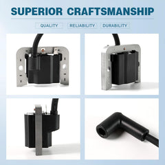 sworwin ignition coil installed on Kohler engine showing simple fitment benefit