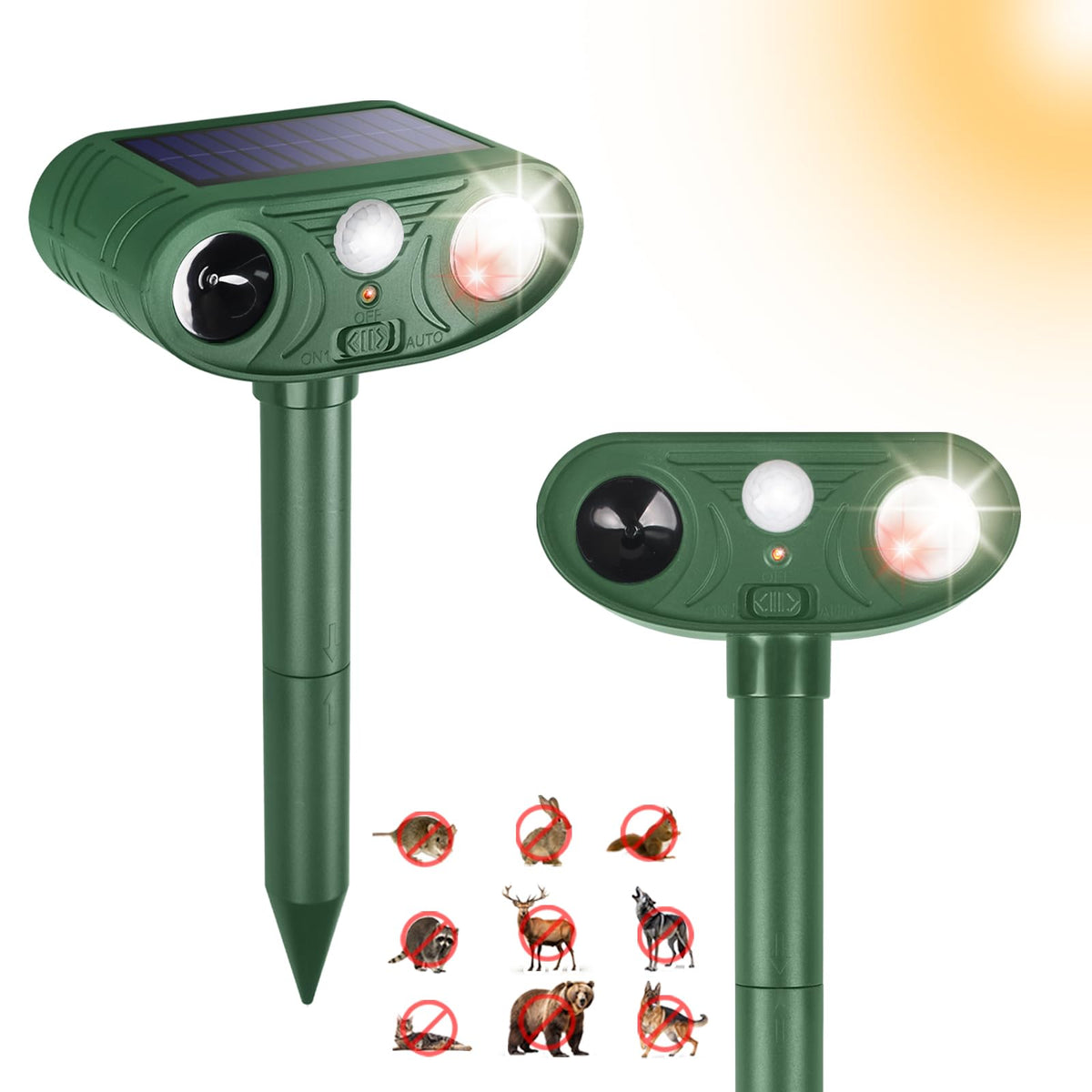 Sxaze front view of device showing controls and indicators for easy use