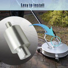 Sxqddz swivel head mounted on surface cleaner demonstrating restored rotation