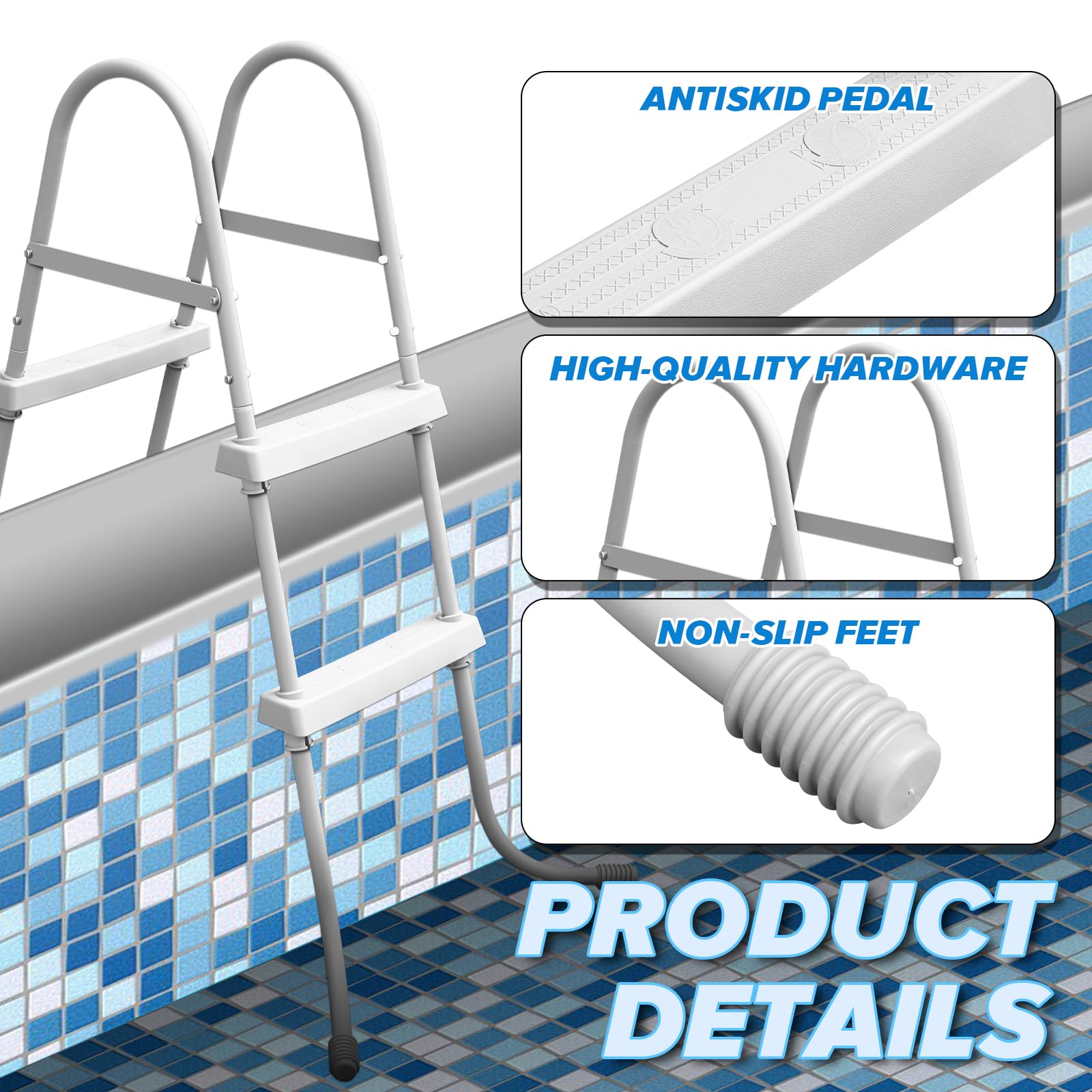 Syagnos anti-slip feet close-up providing extra base stability