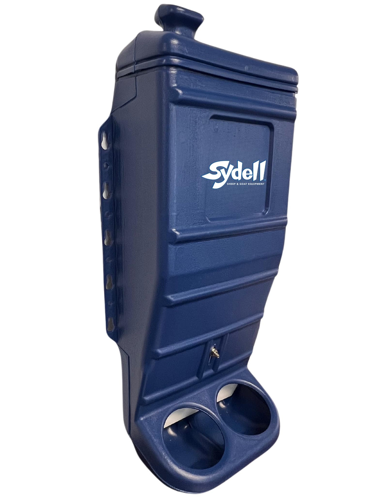 Sydell feeder front view showing durable trough and low-waste design