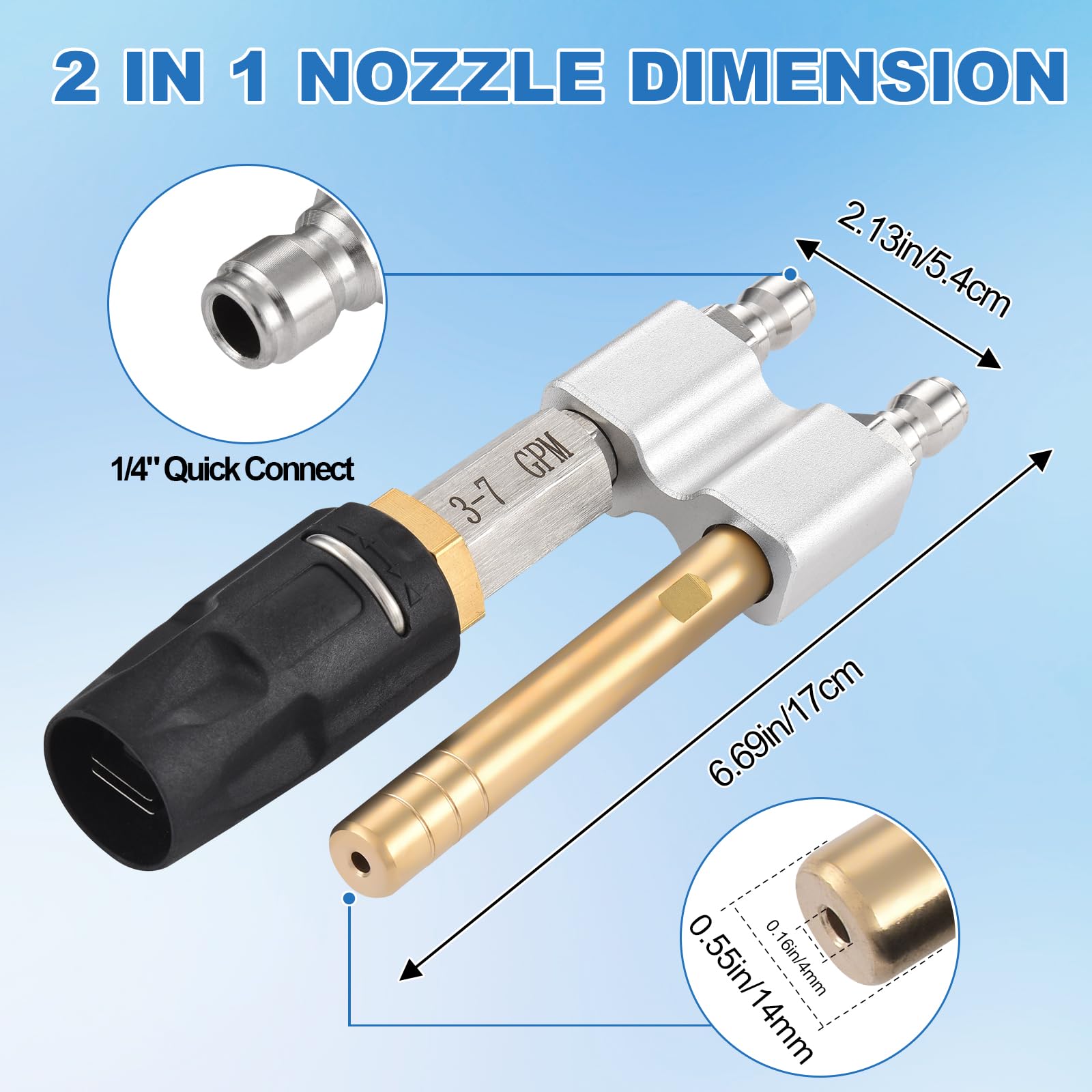 SYFLHYP close-up of brass quick-connect plug highlighting corrosion resistance benefit