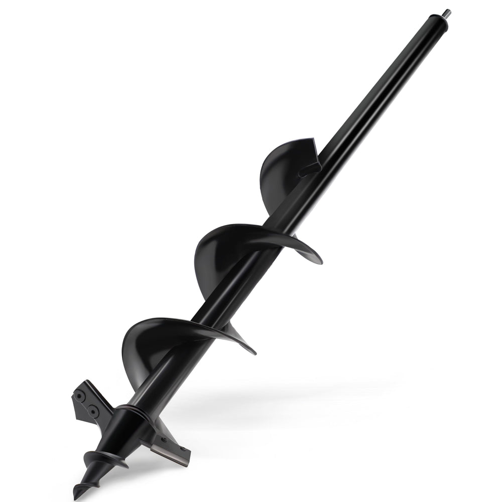 SYITCUN auger front view showing 4x24 inch blade and robust construction for faster planting
