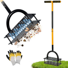 sykart front view showing aerator ready to use and tool benefits
